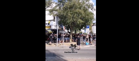 🎥 | Wat nou corona? Willem II-fans hebben schijt aan alles en gaan los in Luxemburg