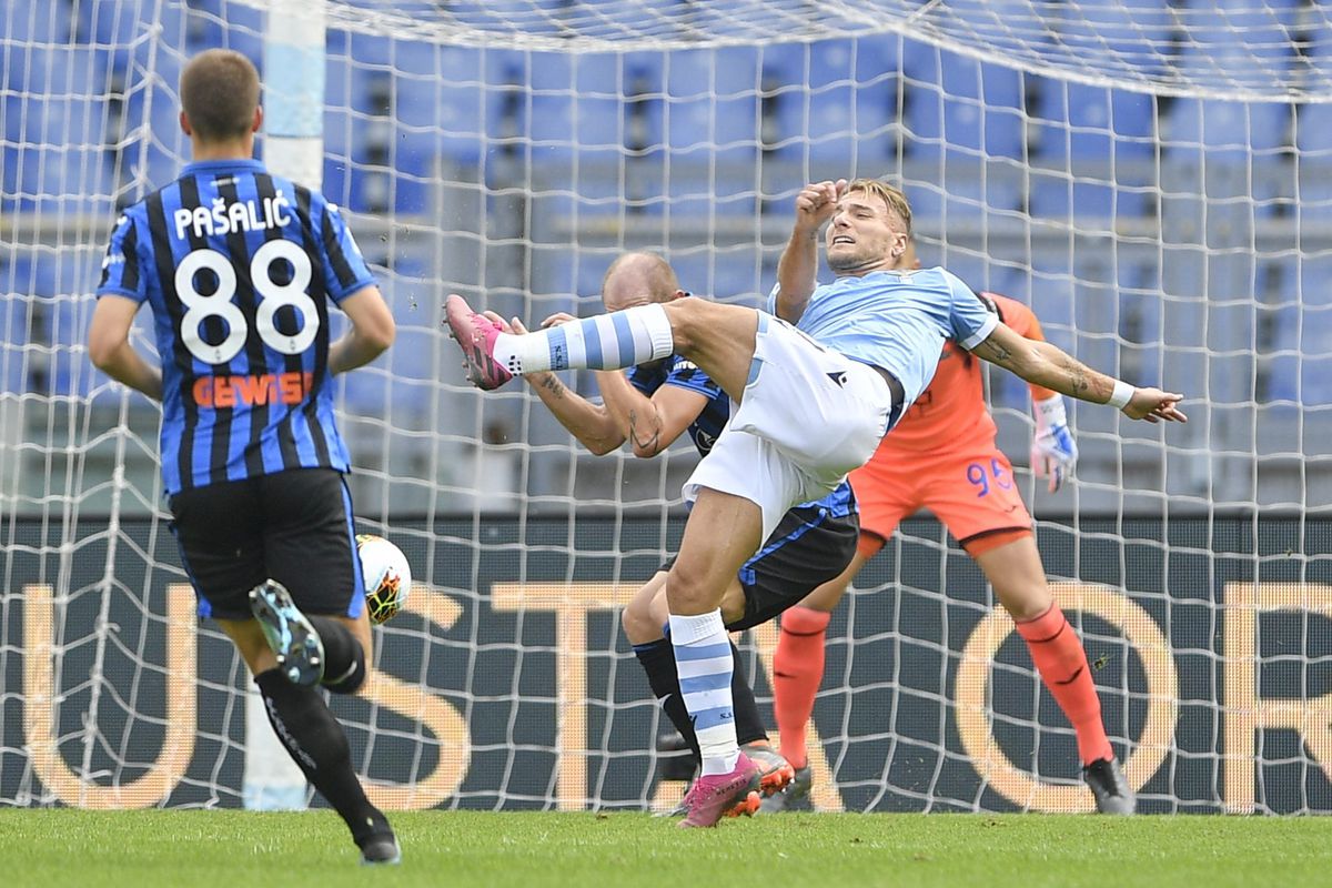 Lazio doet Houdini'tje en speelt gelijk tegen Atalanta na 0-3 achterstand