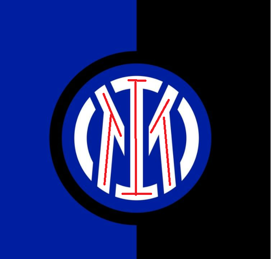😂 | Engelsman ziet 'scheldwoord' in nieuwe logo van Inter: 'Er staat tiet'