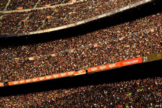 Barcelona-PSV wordt door vroege aftrap waarschijnlijk in halfleeg Camp Nou gespeeld