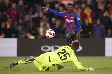 Barca met uitblinkende Dembélé makkelijk voorbij Levante