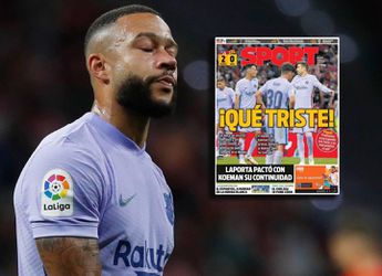 Spaanse media keihard voor FC Barcelona: 'Memphis is een poesje geworden'