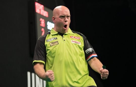 IJzersterke Van Gerwen sloopt Wade en pakt European Darts Trophy