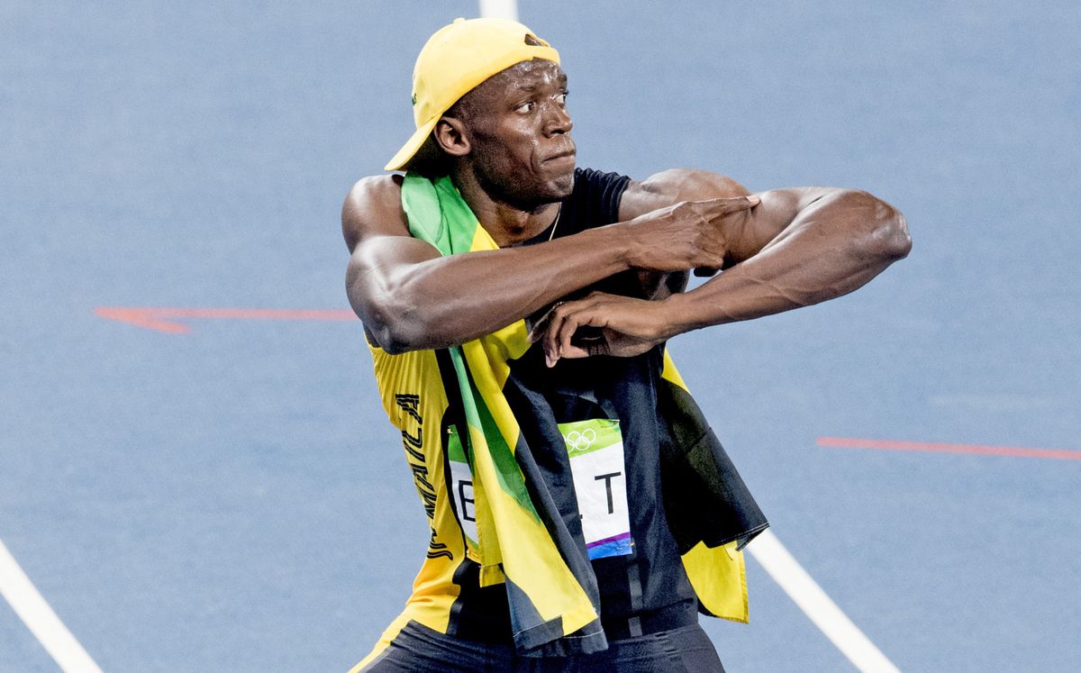 Bolt pakt weer olympisch goud op de 100 meter (video)