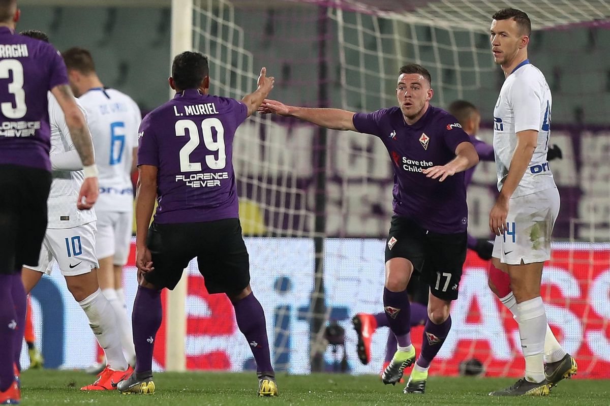 Fiorentina scoort in 101e (!) minuut de 3-3 tegen Inter