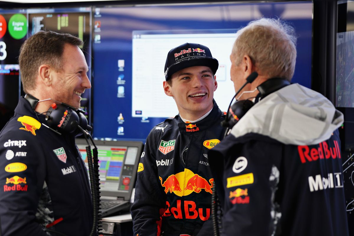 Red Bull-baas Horner: 'Verstappen heeft 6de zintuig in de regen'