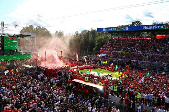 Goed nieuws voor Grand Prix op Monza: 50 procent van normale bezetting welkom
