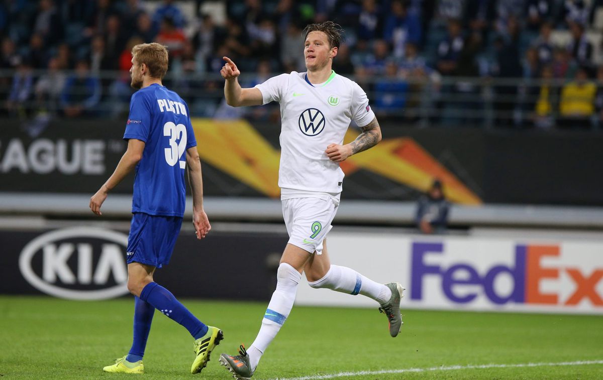 Wolfsburg dankzij Weghorst snel op voorsprong, maar geeft punten net zo makkelijk weer uit handen