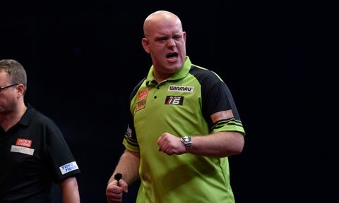 Loting Grand Slam of Darts: Van Gerwen bij vrouw in de groep, lastig karwei voor 'Barney'