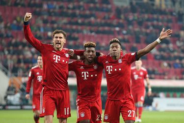 Bayern overleeft tot 2 keer toe een achterstand bij Augsburg en pakt 'gewoon' 3 punten