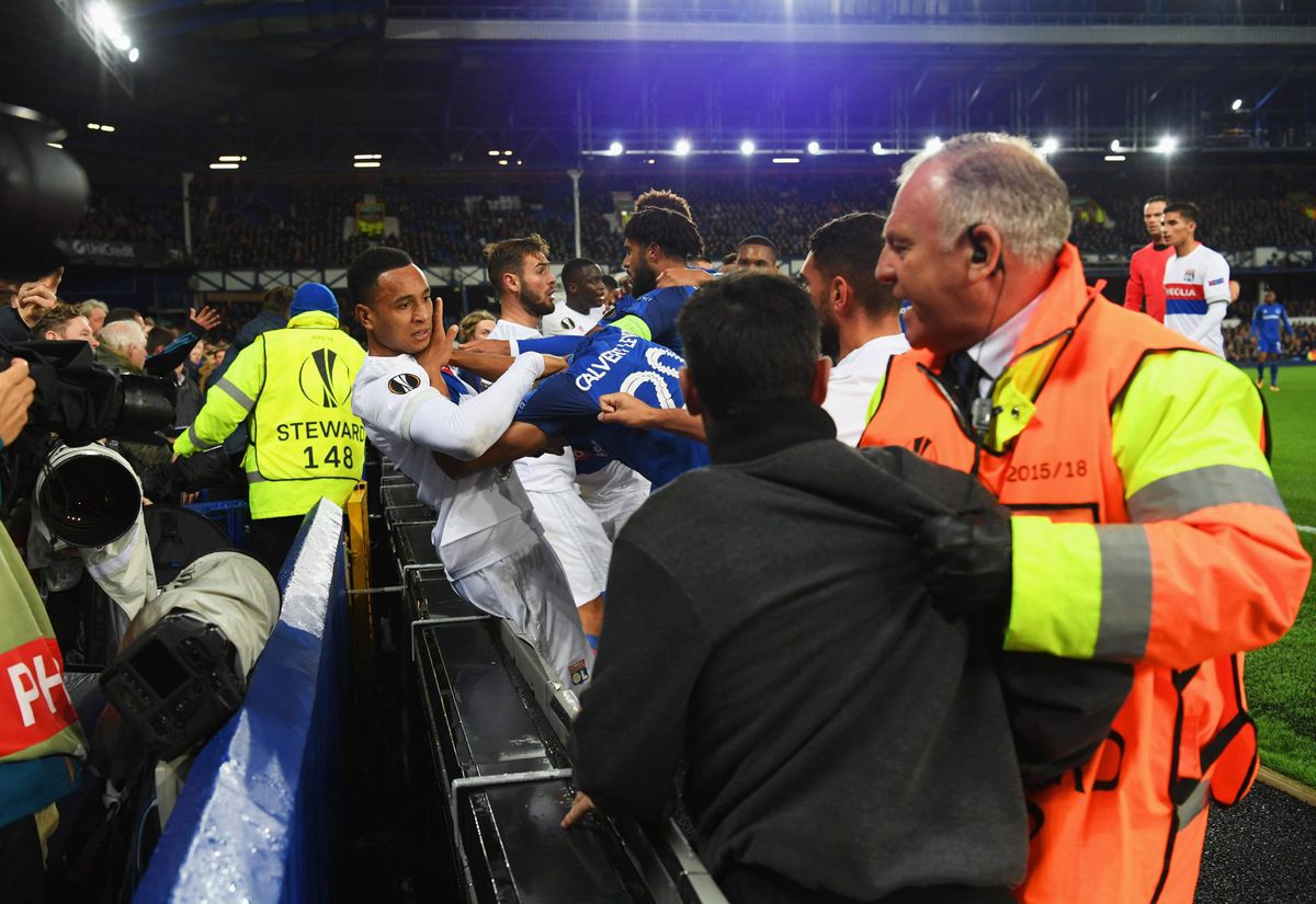 Everton-fan die Lyon-speler klapte veroordeeld tot 8 weken cel (video)