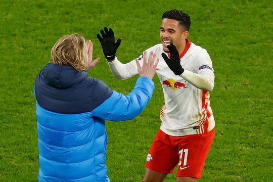 Trainer van RB Leipzig vol lof over de ontwikkeling van Justin Kluivert