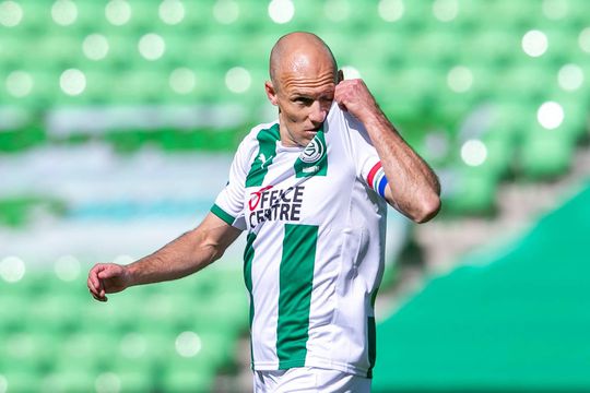 Arjen Robben heeft in de play-offs tegen FC Utrecht een basisplek