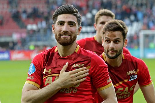 Video: AZ neemt tegen Fortuna afscheid van Eredivisie-topscorer Jahanbakhsh