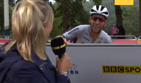 LOL! Cavendish videobomt BBC: 'OMG, het is Jill van de televisie!' (video)