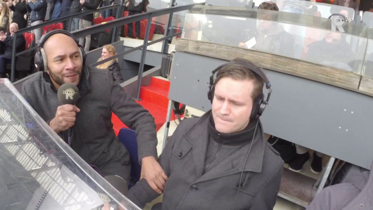 Commentatoren RTV Rijnmond HE-LE-MAAl gek na Feyenoord-goals (video)