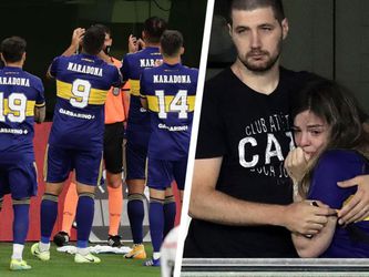🎥📸 | Dochter van Maradona intens verdrietig na eerbetoon van Boca Juniors-spelers