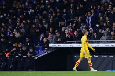 🎥 | Nummer laatst Espanyol stunt met gelijkspel tegen Barcelona, rode kaart Frenkie de Jong