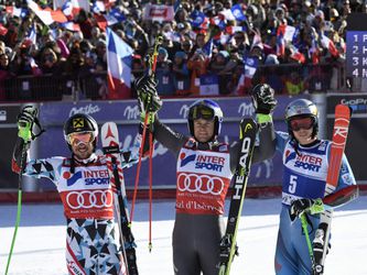 Pinturault verslaat Hirscher op reuzenslalom