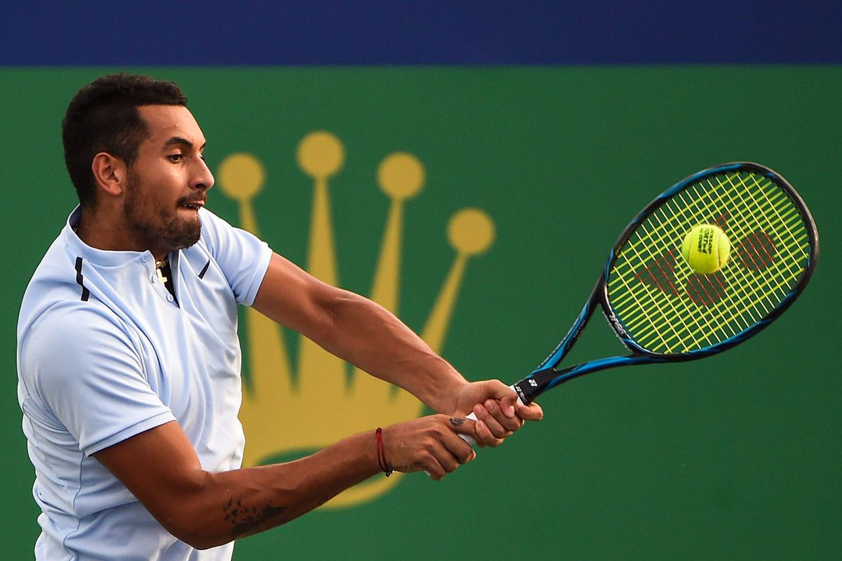 Heethoofd Kyrgios gooit handdoek na één set in de ring (video's)