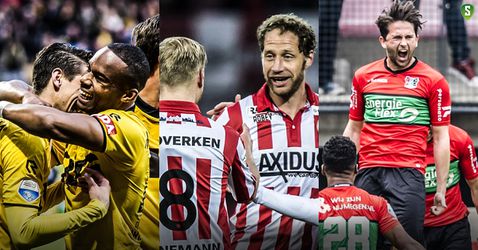 Bizarre spanning in degradatiestrijd: NEC, Roda én Sparta winnen