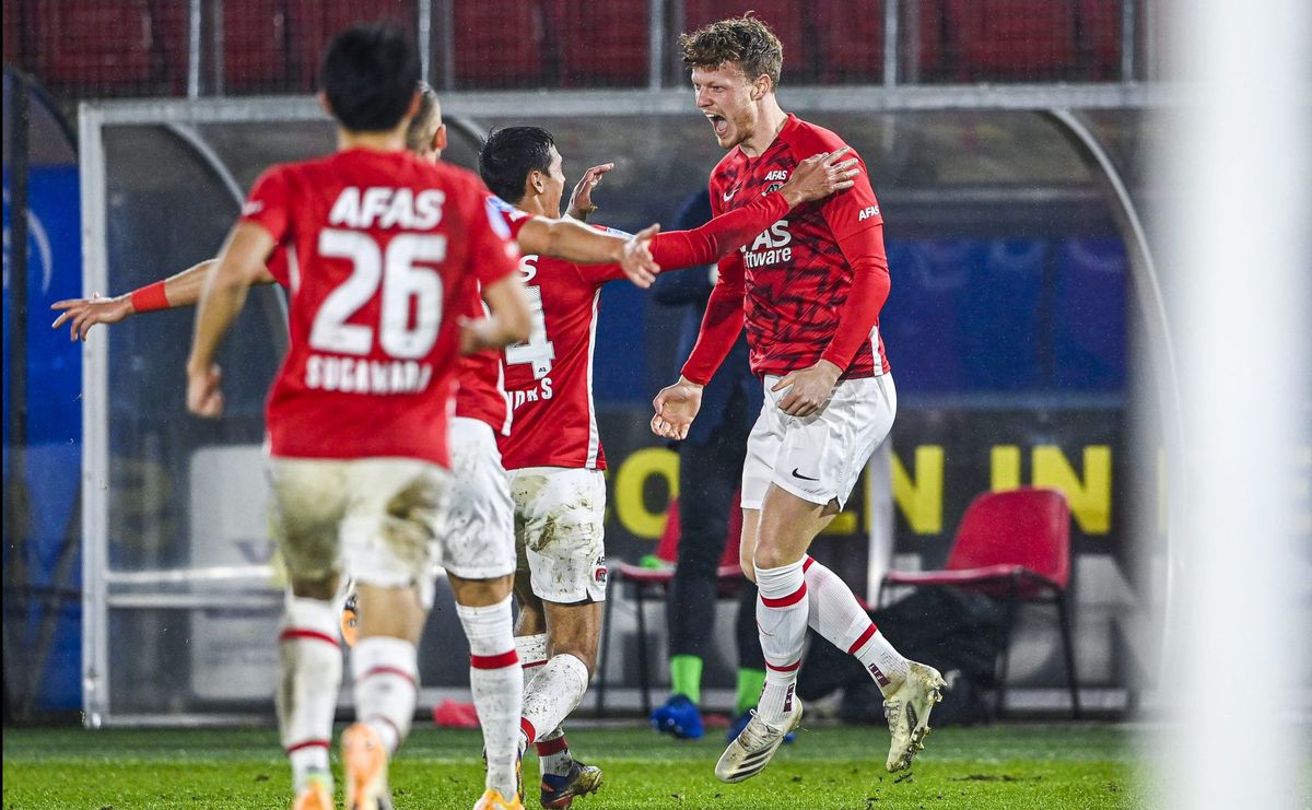 Supersub Ferdy Druijf doet het weer voor AZ: zijn goal paar seconden na invalbeurt zorgt voor zege op Vitesse