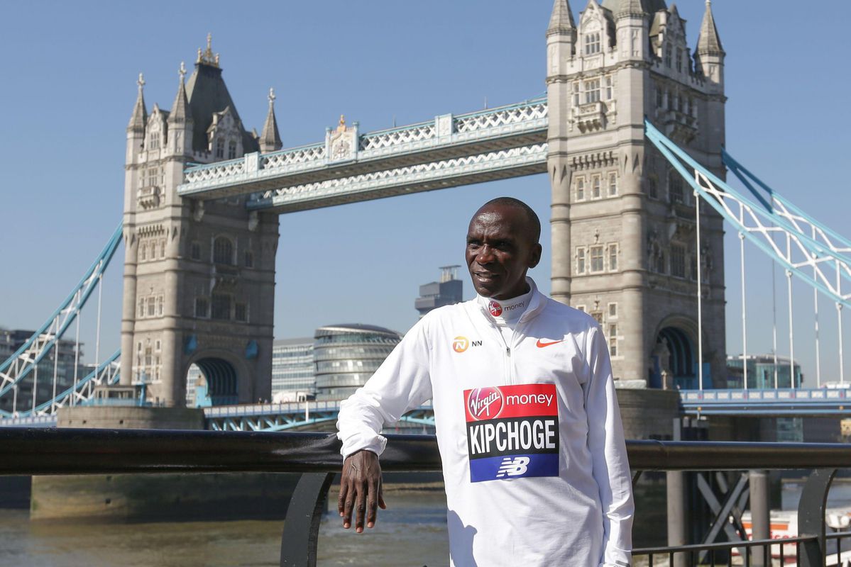 Hitte in Londen, dus waarschijnlijk geen nieuw wereldrecord bij de marathon