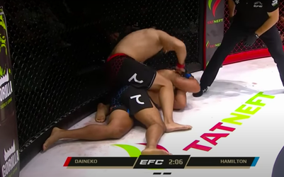 🎥 | Russische MMA-vechter krijgt applaus van Khabib Nurmagomedov na sloopsessie