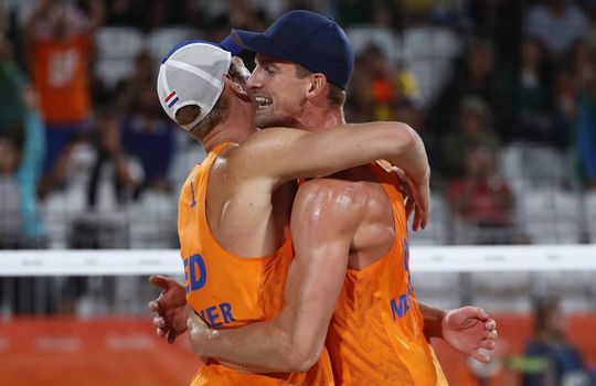 Kwartfinale is het eindstation voor beachvolleyballers Brouwer en Meeuwsen