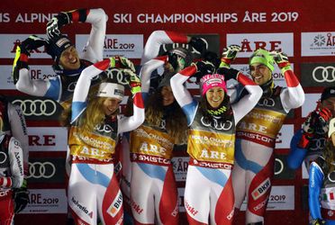 Primeur voor Zwitserse skiërs op WK in Åre