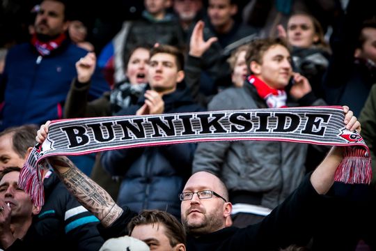 Rellen in Utrecht? Fans van Ajax jatten Bunnikside-spandoek
