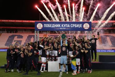 📸 | Rode Ster Belgrado pakt dubbel in Servië na verhitte clash met rivaal Partizan