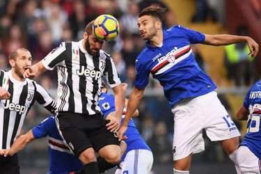 Juventus raakt verder achterop bij koploper Napoli door nederlaag bij Sampdoria