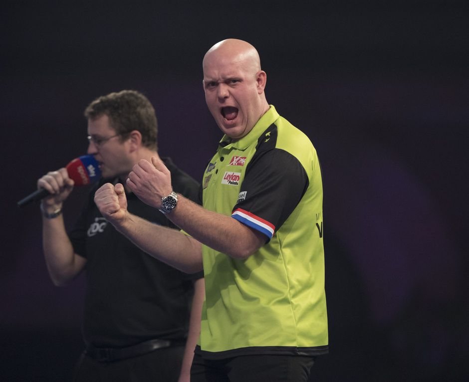 'Als Van Gerwen zo doorgaat komt-ie uit op 50 9-darters in z'n carrière'