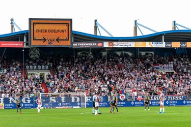 Fans in Eredivisie-stadions kunnen voortaan meekijken met VAR-momenten