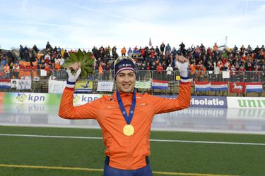 Gouden Kai Verbij blij met 2de Europese titel: ‘Ik neem de EK sprint serieus’