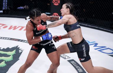 Denise Kielholtz verliest strijd om Bellator-titel: 'Teleurstelling, maar ik word wereldkampioen'