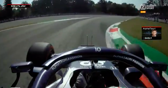 🎥 | Problemen voor Pierre Gasly bij GP van Italië: 'Zo kan ik niet racen jongens!'