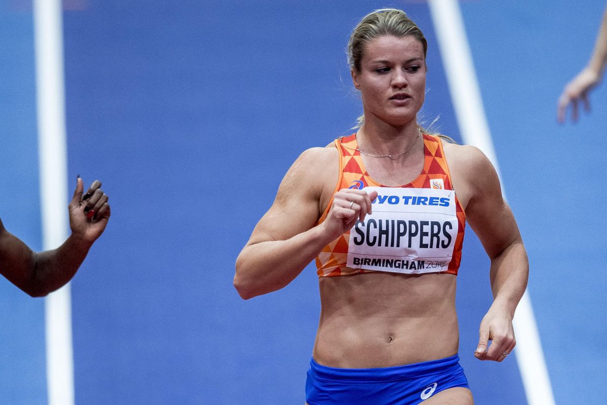 Geen medailles voor Schippers op WK indoor na 5e plek op 60 meter