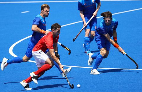 Hockeyers verspelen riante voorsprong en spelen gelijk tegen de Britten