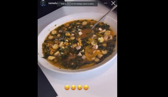 🎥 | Romelu Lukaku bespot eten van Chelsea-ploeggenoot: 'Absoluut walgelijk'
