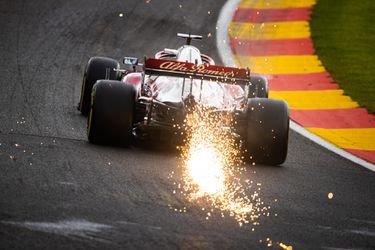 Dit is de definitieve startopstelling voor de GP van België op Spa-Francorchamps: Raikkonen vanuit de pits