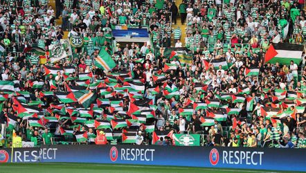 Celtic moet een flinke boete betalen omdat supporters met Palestijnse vlaggen zwaaiden