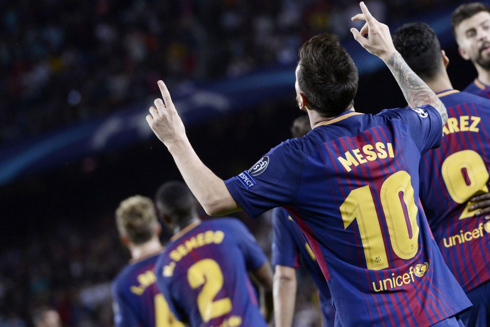 Messi leidt Barcelona naar ruime zege op Juventus