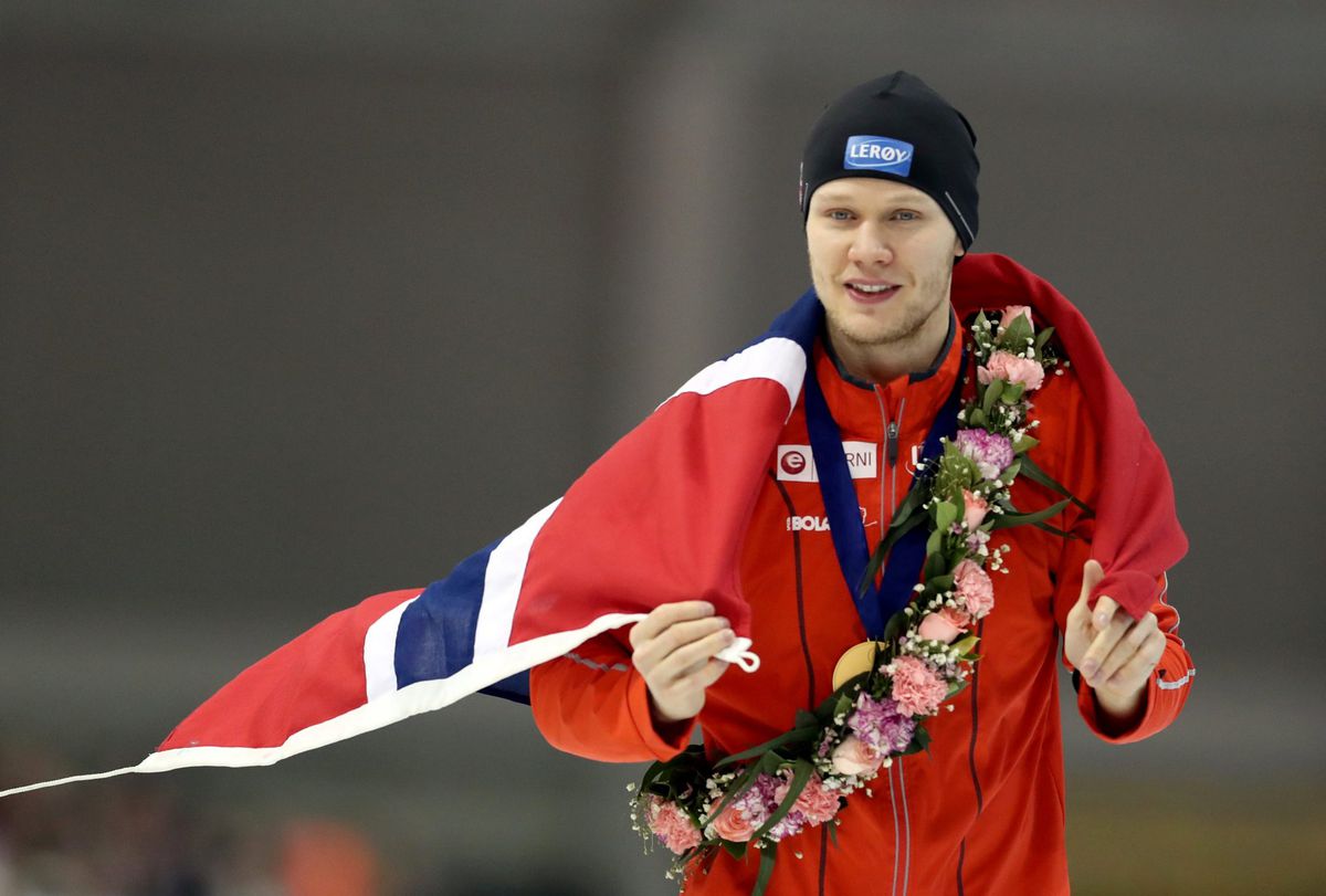 Noorse sprinter Håvard Lorentzen pakt schaatsoscar voor olympische gouden plak