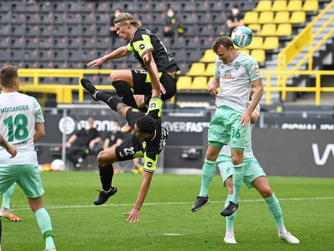 Eindelijk scoort Erling Haaland weer eens voor Borussia Dortmund