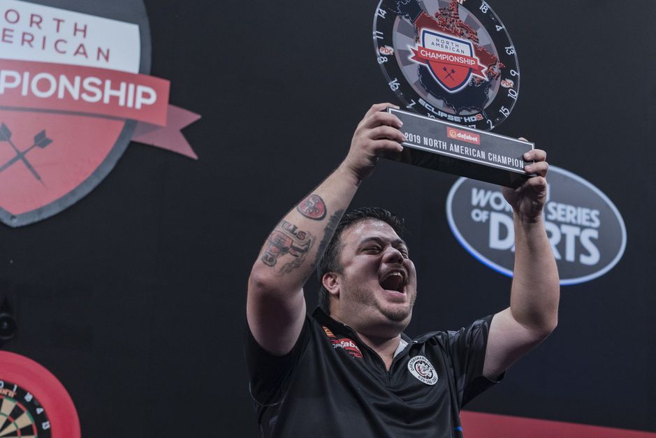Deze Amerikaanse darter is al zeker van het WK darts