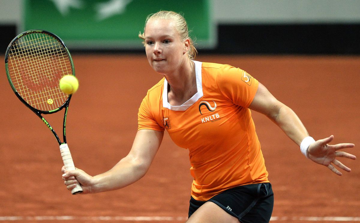 Bertens geeft Nederland een zetje richting de finale van Fed Cup