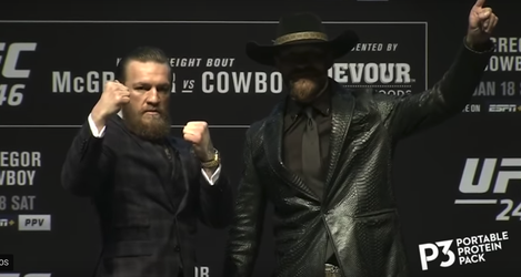🎥 | Check hier de staredown tussen McGregor en Cerrone: 'Ik kan 'm lezen als een kinderboek'