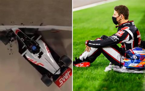 🎥 | Animatie: zo overleefde Romain Grosjean horrorcrash in Bahrein